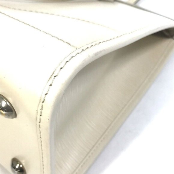 LOUIS VUITTON Epi Madeleine GM Tote Bag Shoulder Bag Epi Leather White - Picture 12 of 16